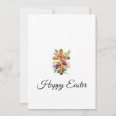 彼はイースターフローラ十字架を言われたように立ち上がった シーズンカード (裏面)