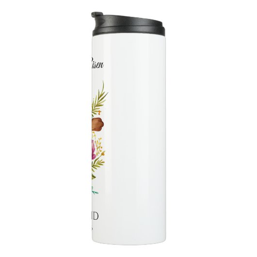 彼はイースターフローラ十字架を言われたように立ち上がった タンブラー (回転右)