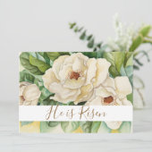 彼はイースターマグノリア金ゴールド文字フローラ シーズンカード (スタンド正面)