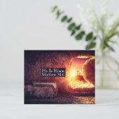 彼はイースター教会のサービスを三十字架で復活した シーズンポストカード (スタンド正面)