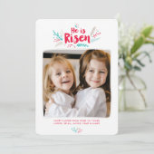 彼はイースター4フォトフラットカードを復活した 招待状 (スタンド正面)