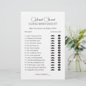 彼はエレガント彼女はブライダルシャワーゲームと言った (スタンド正面)