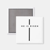 彼はキリスト復活祭クリスチャンを越えて復活した1 マグネット (正面/裏面)