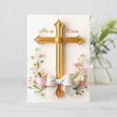 彼はキリスト教の十字架宗教的復活祭を起こした シーズンカード (スタンド正面)