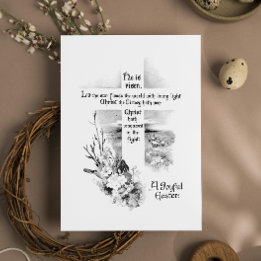 彼はキリスト教の復活祭でヴィンテージを起こした シーズンカード