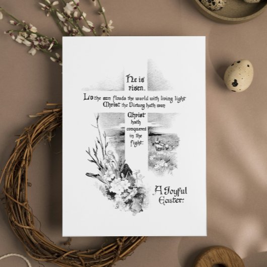 彼はキリスト教の復活祭でヴィンテージを起こした シーズンカード