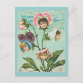 彼はキリスト教の復活祭でヴィンテージを起こした シーズンポストカード (正面)