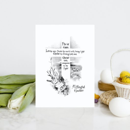 彼はキリスト教の復活祭でヴィンテージを起こした シーズンポストカード