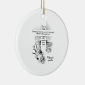 彼はキリスト教の復活祭でヴィンテージを起こした セラミックオーナメント (右)