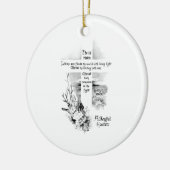 彼はキリスト教の復活祭でヴィンテージを起こした セラミックオーナメント (左)