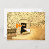 彼はキリスト教の復活祭の芸術を生きている シーズンポストカード (正面/裏面)