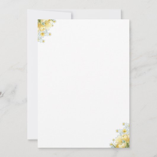 彼はキリスト教の復活祭を起こした 招待状 (裏面)