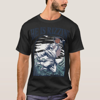 彼はキリスト教信仰の籠を復活させた Tシャツ