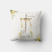 彼はキリスト教復活祭を起こしたパーソナライズされた クッション (正面)