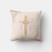 彼はキリスト教復活祭を起こしたパーソナライズされた クッション (正面)