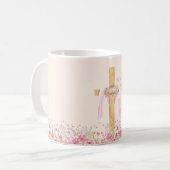 彼はキリスト教復活祭を起こしたパーソナライズされた コーヒーマグカップ (正面左)