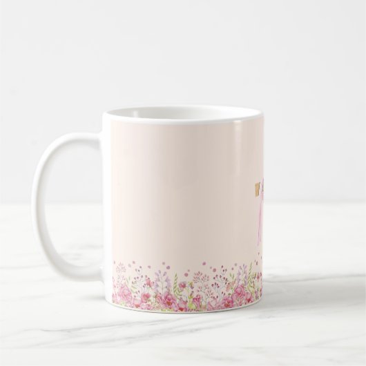 彼はキリスト教復活祭を起こしたパーソナライズされた コーヒーマグカップ (左)