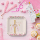 彼はキリスト教復活祭を起こしたパーソナライズされた ペーパープレート (パーティー)