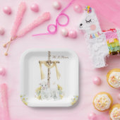 彼はキリスト教復活祭を起こしたパーソナライズされた ペーパープレート (パーティー)