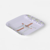 彼はキリスト教復活祭を起こしたパーソナライズされた ペーパープレート (傾斜あり)