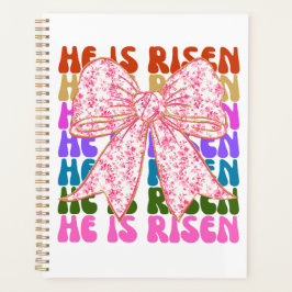 彼はクロス復活祭のフローラコケット弓を復活させた プランナー手帳