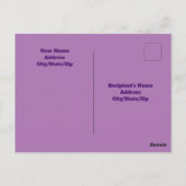 彼はクロス・バイブル聖句イースター名前をカスタムするを復活させた ポストカード (裏面)