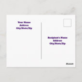 彼はクロス・バイブル聖句イースター名前をカスタムするを復活させた ポストカード (裏面)