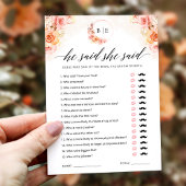 彼はゲームの緑のブライダルシャワーカードと言った 招待状