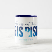 彼はコーヒーマグを起こした ツートーンマグカップ (中央)