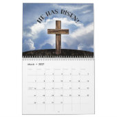 彼はゴツゴツした十字の空を昇った カレンダー (3月 2027)