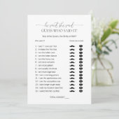 彼はシンプル彼女がブライダルシャワーゲームと言った 招待状 (スタンド正面)