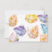 彼はジェム誕生日クリスタルスボーイの水色だ サンキューカード (裏面)