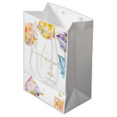 彼はジェム誕生日クリスタルスボーイの水色だ ミディアムペーパーバッグ (正面アングル)