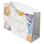 彼はジェム誕生日クリスタルスボーイの水色だ ラージペーパーバッグ (裏面アングル)