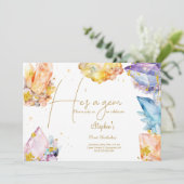 彼はジェム誕生日クリスタルスボーイの水色だ 招待状 (スタンド正面)