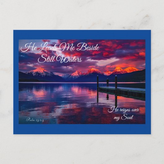 彼はスティルウォーター紫はがきの脇に私を連れて行く ポストカード (正面)