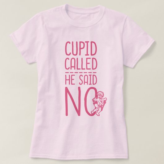 彼はノーと言った Tシャツ (デザイン正面)
