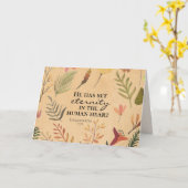 彼はハートに永遠を定めた カード (黄色い花)