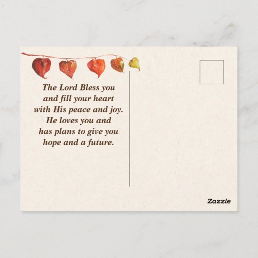 彼はハートに永遠を定めた ポストカード (裏面)