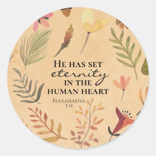 彼はハートに永遠を定めた ラウンドシール (正面)