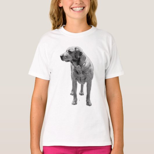 彼はハートを毛皮に着ている Tシャツ (正面)