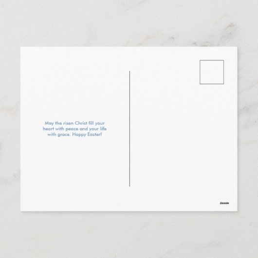 彼はパステルサンライズイースターを起こした シーズンポストカード (裏面)