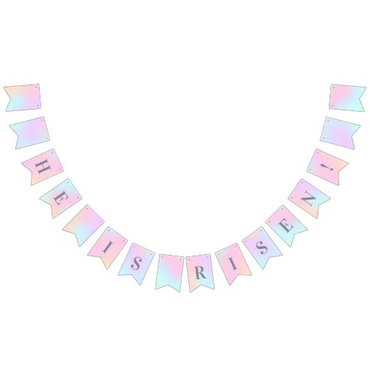 彼はパステル·イースター·デコールの旗をまく バンティングフラッグ (全)