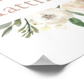 彼はピンクの美しいフローラ宗教的な復活祭 ポスター (角)