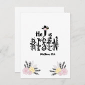 彼はフローラ聖なる書物、 経典 ポストカード (正面/裏面)