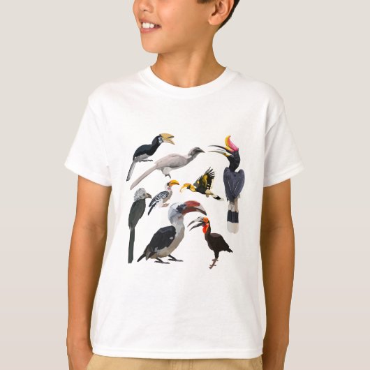 彼はホーンビルの方だ Tシャツ (正面)