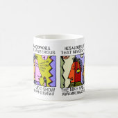 彼はマイクロフォンを持つ自由主義者です コーヒーマグカップ (中央)