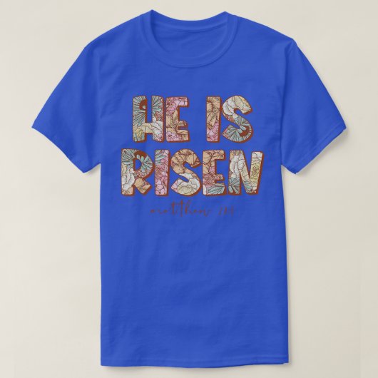 彼はマタイを起こした Tシャツ (デザイン正面)