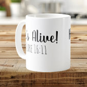 彼はマーク16:11生きている コーヒーマグカップ