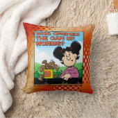 彼はミミズの缶を開けた クッション (ブランケット)